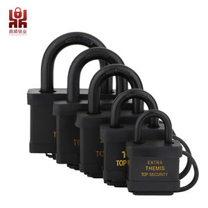 शेयर सस्ते उच्च सुरक्षा 40mm पीवीसी आवास निविड़ अंधकार ताला वर्ग लोहा ताला - Product Image 2