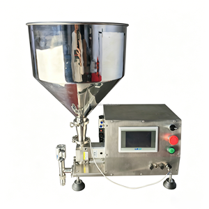 Machine de remplissage de table à pompe semi-rotative à engrenages lobulaires pour sauces piquantes, kimchi, cornichons, ketchup et pâtes, idéale pour les substances visqueuses - Product Image 2