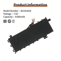Batterie d'ordinateur portable ASUS Premium Factory B31N1911 pour ASUS ADOLI4FQC V4050F V4050E X421DA X421JQ B21N1818 7.6V 42WH