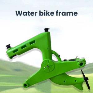 Cadre de vélo aquatique en alliage d'aluminium vert pour parc aquatique, pédalo de loisirs et bateau à hélice - Product Image 1