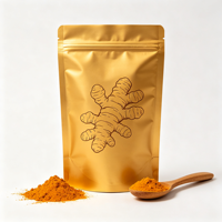 Poudre de Racine de Curcuma Naturelle Qualité Alimentaire Matière Première pour Mélanges de Thé et Préparation de Curry