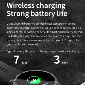 นาฬิกาอัจฉริยะ NFC H4 MAX รุ่นใหม่ สำหรับผู้ชาย นาฬิกาสมาร์ทวอทช์ธุรกิจ ติดตามการโทรผ่านบลูทูธ รองรับการชาร์จไร้สาย สายรัดข้อมือฟิตเนส H4MAX - Product Image 6