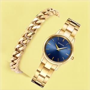 Offre Spéciale – Ensemble de Bijoux 5 Pièces pour Femme en Acier Inoxydable Style Affaires Vieilli – Montre, Bracelet et Joncs - Product Image 4