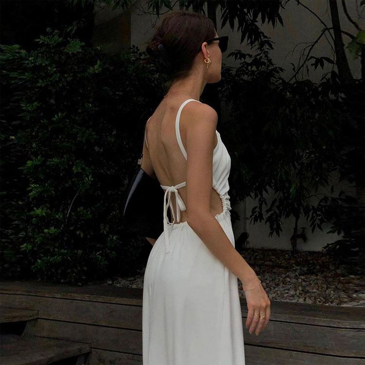 Halter Bandage Backless Club African Women Party Wear Dresses for Women