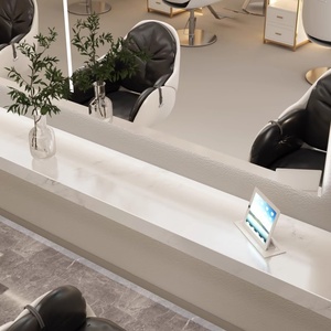 Espejo Profesional Moderno de Una Sola Cara para Barbería, Espejos de Pared Modernos y Sencillos para Salón con Iluminación LED - Product Image 4