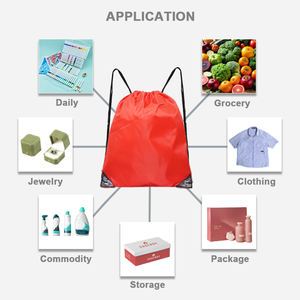 WZPKG OEM 로고 사용자 정의 가방 그리기 끈 파우치 대형 졸라매는 끈 배낭 가방 Cinch 캠핑 등산 체육관 스포츠 여행 농구 - Product Image 5