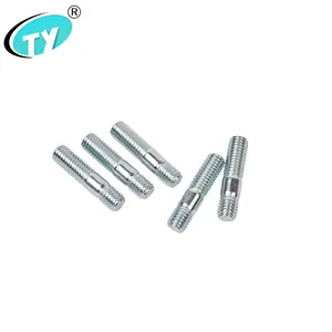 Hot Selling M5-M48 4.8 Grade Rigid Performance Thick Teeth At Both Ends Ordinary Threaded Thin Rod Double Headed Studs