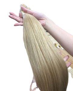 2024 Customized 100% Virgin Human Hair Extensions Invisible Tape <b>Wig</b> in Natural Style Raw Vietnamese <b>Braiding</b> Hair - Product Image 1