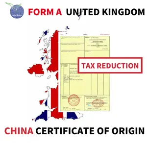 Quality Inspection Service Certificate of origin China Import into United Kingdom