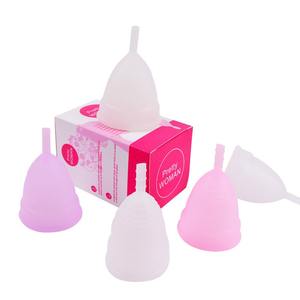Coupe menstruelle réutilisable Coupes menstruelles en silicone de qualité supérieure, tampon et tampon Alternative Coupes menstruelles faciles à nettoyer - Product Image 1