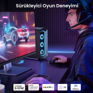 SYONG DP 2.1 <b>Cable</b> 16K60Hz Braided Cord,8K120Hz,HDR10 DSC 1.2a,G-Sync FreeSync Gaming PC,Gaming Monitor 5090,AMD 7900XTX 1.5M 2M - Product Image 6