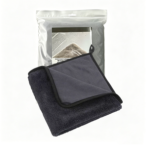 Serviette de nettoyage torsadée simple face personnalisable avec logo pour le lavage et le séchage de voitures - Product Image 1