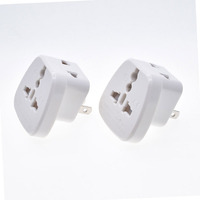 Adaptateur de convertisseur de prise à deux broches standard américain Adaptateur d'alimentation multifonction