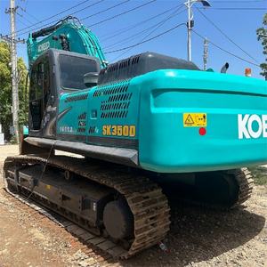 Excavatrice Kobelco Sk350 d'occasion de 35 tonnes, 100% d'origine japonaise, bon état, prix avantageux, machine de construction moyenne - Product Image 3