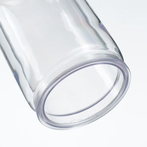 批发 25/50 件 16 盎司不含 BPA 塑料双层雪球杯，预钻孔，透明盖子，带吸管，适合节日 - Product Image 6