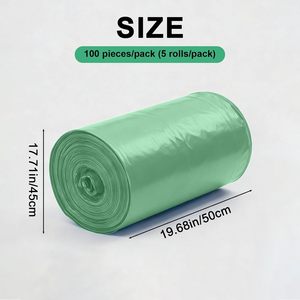 Bolsas de Basura Planas de HDPE Reciclables y Ecológicas HANSEN, Reutilizables para Uso Doméstico en la Cocina - Product Image 2