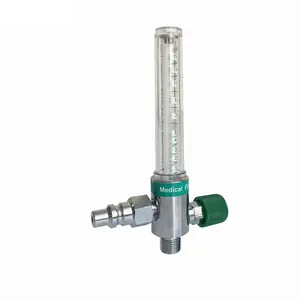 Factory outlet Brass Medical oxygen flowmeter with Germany adapter 15lpm for hospital Clinic therapy