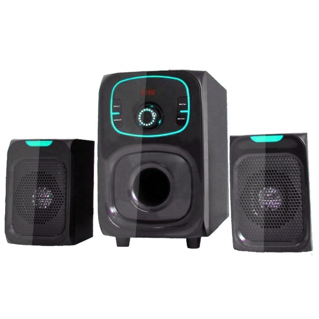 Professional 2.1 Multimedia Speaker System, Home Theatre System with Bluetooth, USB, SD, FM, Remote Control