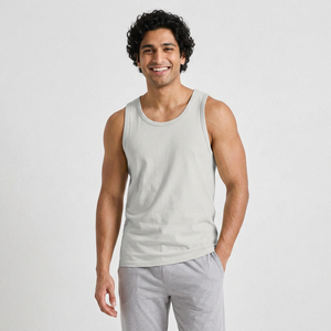 High Quality Cotton Fiber Gym Vests Casual Sports Training <b>Man</b> Tank Top Wholesale Rate <b>for</b> Bodybuilding <b>Singlet</b> - Product Image 1