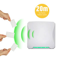 Lector RFID de Largo Alcance de 20 Metros, Sistema de Control de Acceso UHF, Sistema Todo en Uno