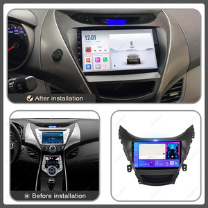 9 بوصة ملاحة سيارة داش راديو مجموعة اللفافة LHD RHD التركيب ل ستيريو من أجل هيونداي إلنترا داش ملاحة اللفافة - Product Image 5