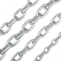 Chaîne à maillons courts din 766, plaqué ZINC, électrique, 2 pièces