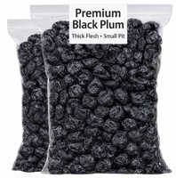 Prunes noires séchées Wumei en gros, en vrac, douces, acidulées, moelleuses, délicieuses, de style cantonais, fruits confits, prunes noires conservées