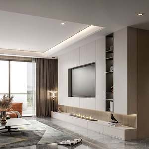 Meuble TV LED de qualité économique et unités murales pour le salon, avec option économique, convient aux téléviseurs de 65 pouces et plus - Product Image 1