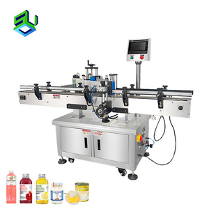 High Precision Automatic <b>Labeling</b> Machine for Round Plastic <b>Jars</b> with Micro-Adjustment Knob - Product Image 1