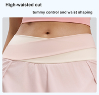 Celana Yoga Pinggang Sedang Model Bulk dengan Kompresi Terintegrasi, Peregangan Empat Arah, Bahan Bernapas Ramah Lingkungan, Anti Gesek, 8 Warna (Berry Grey) Pabrik
