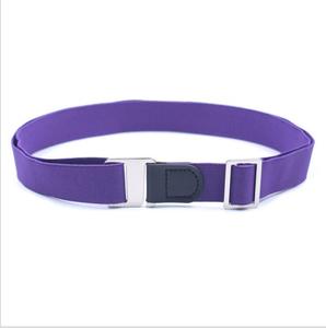 Cintura Elastica da Ragazzo 2.5cm di Larghezza, Nuovo Stile alla Moda, in Poliestere, Gomma e Nylon, Casual, per Esterni, con Fibbia in Lega a D-ring e Stampa a Trasferimento Termico - Product Image 1