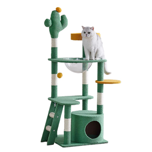 Haute qualité imprimé léopard <span class=keywords><strong>arbre</strong></span> <span class=keywords><strong>à</strong></span> <span class=keywords><strong>chat</strong></span> tour avec <span class=keywords><strong>hamac</strong></span> lit grattoir mignon <span class=keywords><strong>chat</strong></span> maison tour jouet <span class=keywords><strong>Arbre</strong></span> a <span class=keywords><strong>Chat</strong></span> - Product Image 5