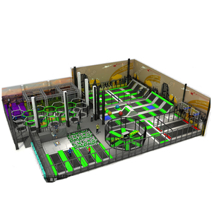 Indoor Kids Playground Soft Play Ball Pits Combo Bungee Jumping Mat Big <b>Bed</b> <b>Slide</b> Outdoor ft Trampoline Park - Product Image 1