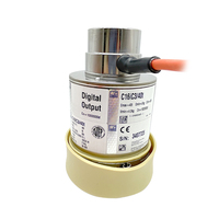 Sensor de Pesaje Digital HBM C16iC3 de Acero Inoxidable 60T/40T/30T/20T, Celda de Carga Tipo Pancake, Actuador, Precisión del 0.5%, para Básculas de Camiones
