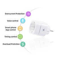 Bilihondim 200W EU Mini variateur de lumière WiFi, prise intelligente Tuya Smart Life, contrôle sans fil pour lampes LED, halogènes et incandescentes à intensité variable