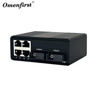 Conmutador Poe Gigabit Ethernet completo OEM/ODM 4 puertos 10/100/1000Mbps IEEE 802,3 Af/At Red gestionada para cámara IP CCTV Función QoS