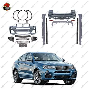 Precio de fábrica con excelente calidad, actualización del kit de carrocería estilo MT para BMW X4 Series F26 a X4M, parachoques de coche, difusor trasero de labio delantero