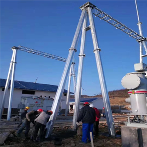 Fabrik liefert Strommasten, feuerverzinkte Gitterstahlmasten, Stromleitungs- und Elektroübertragungsmasten - Product Image 5