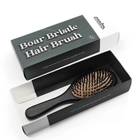 Boîte en papier pour peigne à cheveux OEM, démêlant les nœuds, brosse à cheveux antistatique en ABS, emballage de brosse à cheveux démêlante