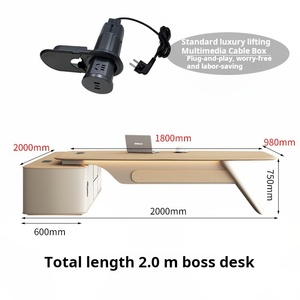 Mobilier de <span class=keywords><strong>bureau</strong></span> moderne et luxueux <span class=keywords><strong>Bureau</strong></span> du patron en mélamine <span class=keywords><strong>Bureau</strong></span> du directeur - Product Image 5