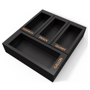 Bamboo Food <b>Storage</b> <b>Box</b> Rectangular 18L Eco-Friendly <b>Kitchen</b> Drawer Organizer - Product Image 1