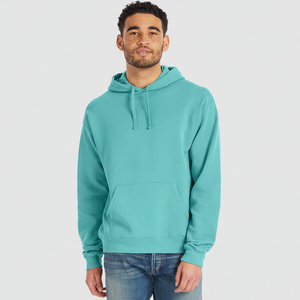 Sudadera con Capucha Extra Grande, Transpirable y Ecológica para Hombre, Estilo Vintage, 100% Algodón, Teñida con Tinte para Prendas - Product Image 1