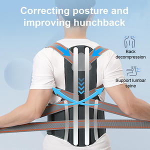 Gran oferta, soporte de espalda de neopreno ajustable, Corrector de columna vertebral, recortador de cintura cómodo y de apoyo y soporte para la espalda - Product Image 5