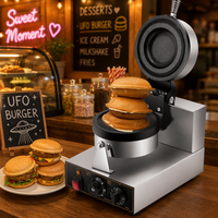 Machine à hamburgers au prix de gros d'usine, mini-plaque de cuisson antiadhésive, appareil à hamburgers et gaufres