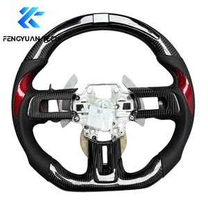 พวงมาลัยคาร์บอนไฟเบอร์แบบฟอร์จสั่งทำพิเศษสำหรับรถฟอร์ด มัสแตง จีที 350 เอส550 เอส650 เอส197 อีโคบูสต์ ปี 2005-2009 2024 2019 2017 2013 2016 - Product Image 5