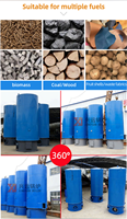 Équipement thermique Faith, fabricant chinois, prix bas, poêle à air chaud au bois, au charbon, à la biomasse, à l'huile, au gaz