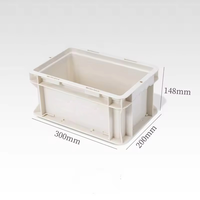 Boîte de rangement avec logo personnalisé, en plastique blanc, empilable, avec couvercle en acrylique personnalisé, boîte de rangement pour le camping, boîte cadeau pour l'emballage de cadeaux