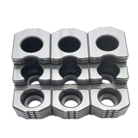 FORGEX - Performances Stables de Pointe dans l'Industrie - Mâchoires Rigides Hydrauliques/Pneumatiques HJ06 - Flexibilité d'Usinage - Tailles Interchangeables - Poignée Ajustable