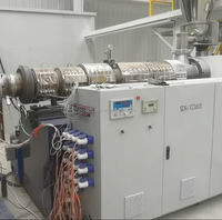 Extrudeuse numérique à double vis conique SIEMENS PLC pour la production de plaques et de feuilles en PEHD, TPO, EVA, PVC, modèle SJSZ65/132