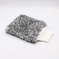 Gant de lavage de voiture en microfibre pour le nettoyage de vitres de voiture, gant de lavage en microfibre à poils longs et hauts, super doux